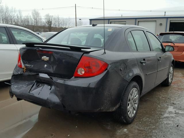 1G1AD5F50A7114705 - 2010 CHEVROLET COBALT 1LT BLACK photo 4