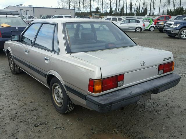 JF1AC42B0KC210395 - 1989 SUBARU DL SILVER photo 3