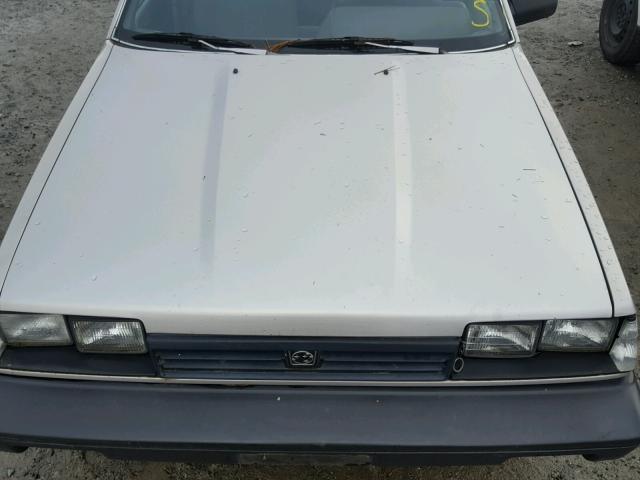 JF1AC42B0KC210395 - 1989 SUBARU DL SILVER photo 7