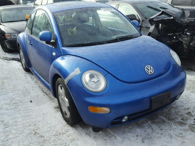 3VWCC21C3YM465130 - 2000 VOLKSWAGEN NEW BEETLE BLUE photo 1