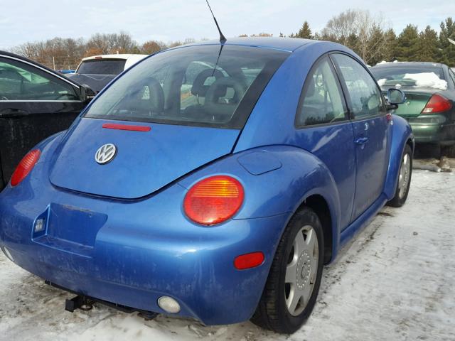 3VWCC21C3YM465130 - 2000 VOLKSWAGEN NEW BEETLE Mavi foto 4
