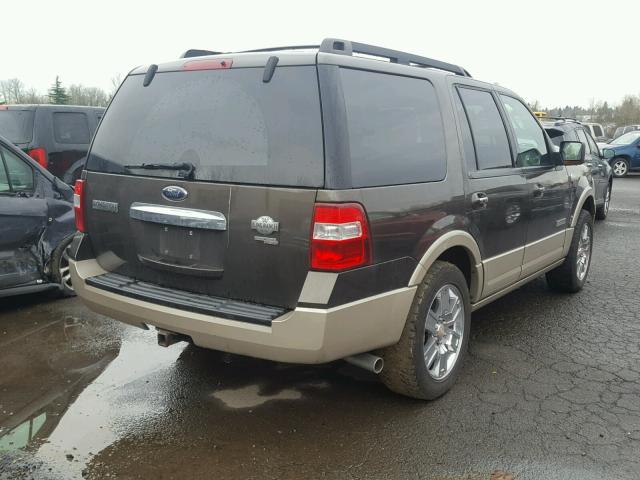 1FMFU17508LA77303 - 2008 FORD EXPEDITION BROWN photo 4