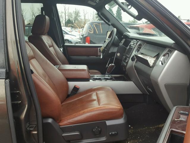 1FMFU17508LA77303 - 2008 FORD EXPEDITION BROWN photo 5