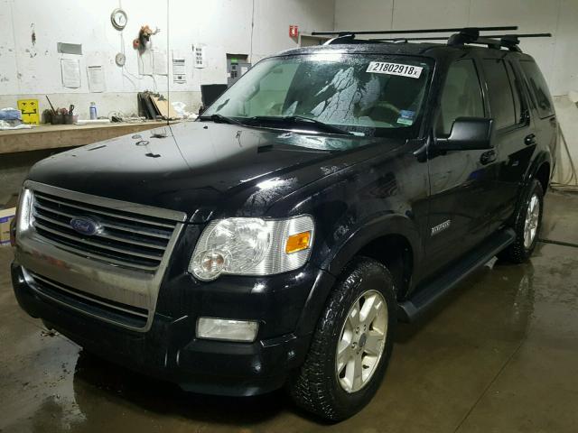 1FMEU73E37UA59018 - 2007 FORD EXPLORER X BLACK photo 2