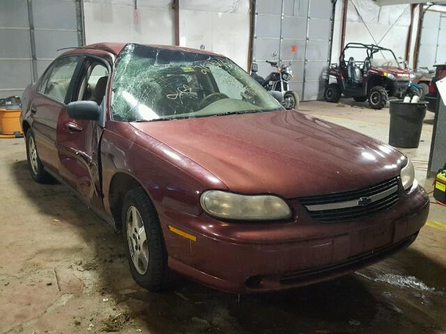 1G1ND52J93M601491 - 2003 CHEVROLET MALIBU BURGUNDY photo 1