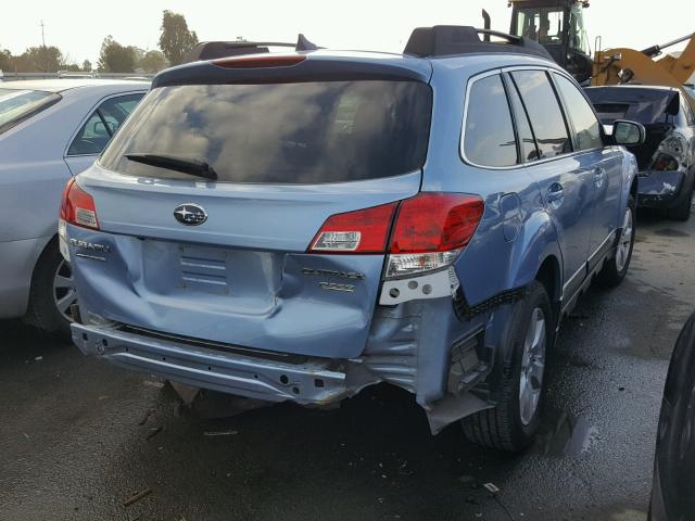 4S4BRBLC0C3231043 - 2012 SUBARU OUTBACK 2. BLUE photo 4