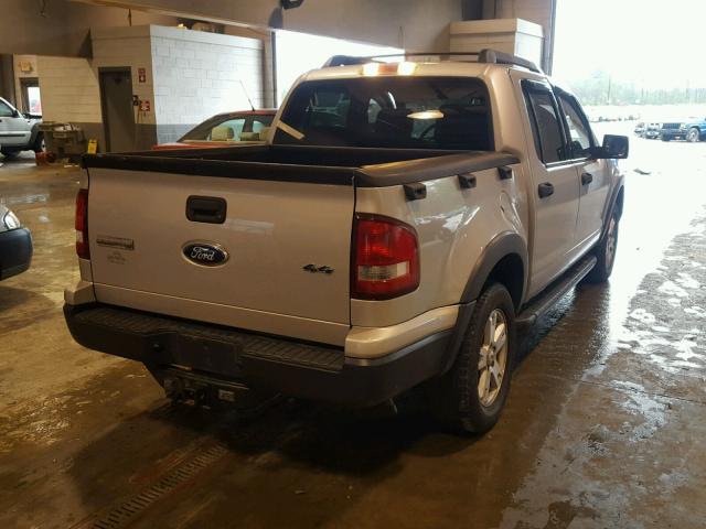 1FMEU51867UA13765 - 2007 FORD EXPLORER S SILVER photo 4