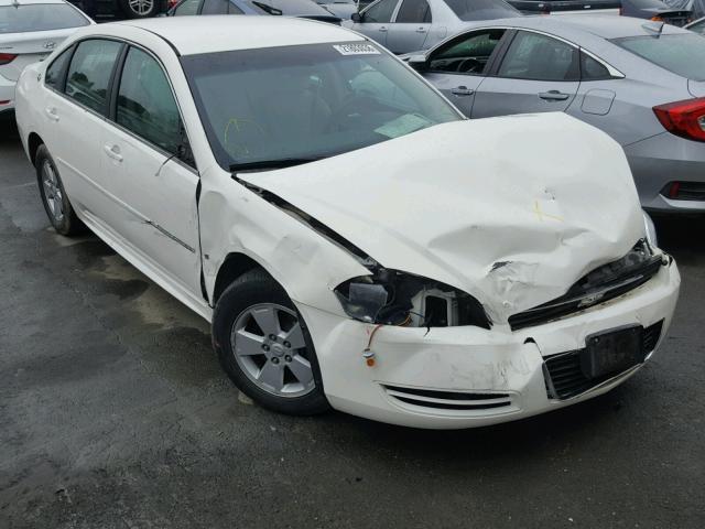 2G1WT57N491169366 - 2009 CHEVROLET IMPALA 1LT WHITE photo 1