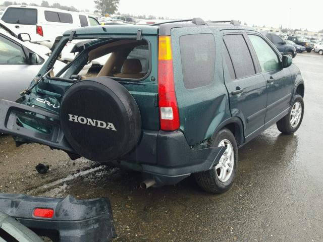 JHLRD78874C008716 - 2004 HONDA CR-V EX GREEN photo 4