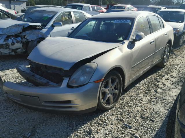 JNKCV51E14M111207 - 2004 INFINITI G35 GRAY photo 2