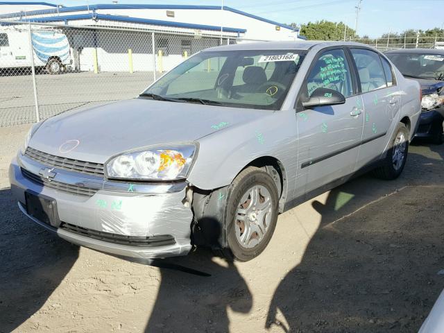 1G1ZS52F45F310570 - 2005 CHEVROLET MALIBU SILVER photo 2