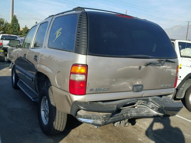 1GNEC13TX2J285657 - 2002 CHEVROLET TAHOE C150 GOLD photo 3