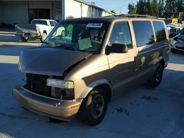 1GNDM19X92B128442 - 2002 CHEVROLET ASTRO TAN photo 2