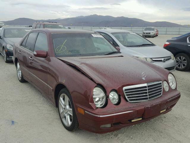 WDBJF65JX2B481114 - 2002 MERCEDES-BENZ E 320 BURGUNDY photo 1