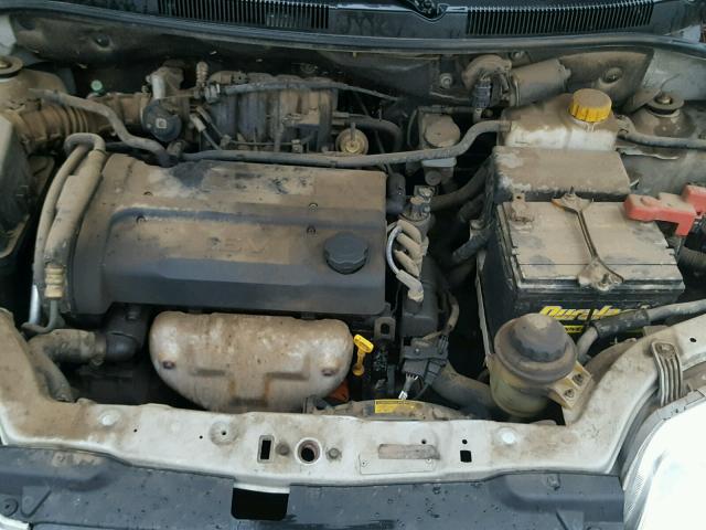 KL1TD52685B433567 - 2005 CHEVROLET AVEO BASE SILVER photo 7