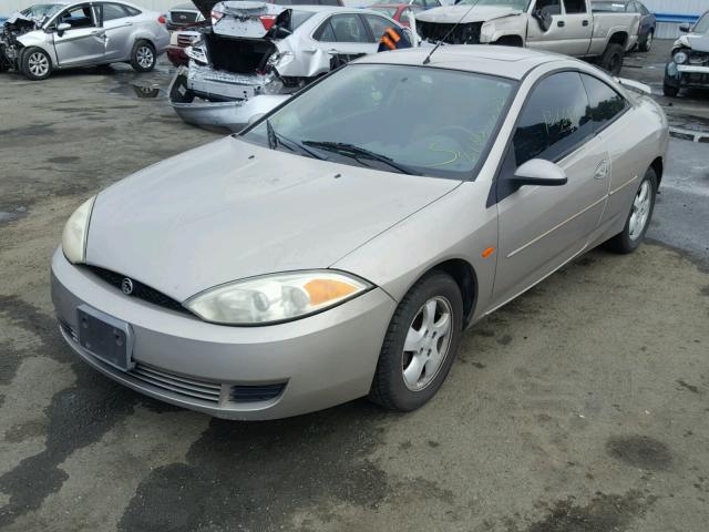 1ZWFT603225618448 - 2002 MERCURY COUGAR I4 GRAY photo 2