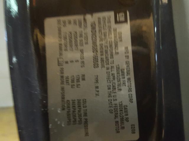 1GNDV23W68D166503 - 2008 CHEVROLET UPLANDER L 蓝色 照片 10