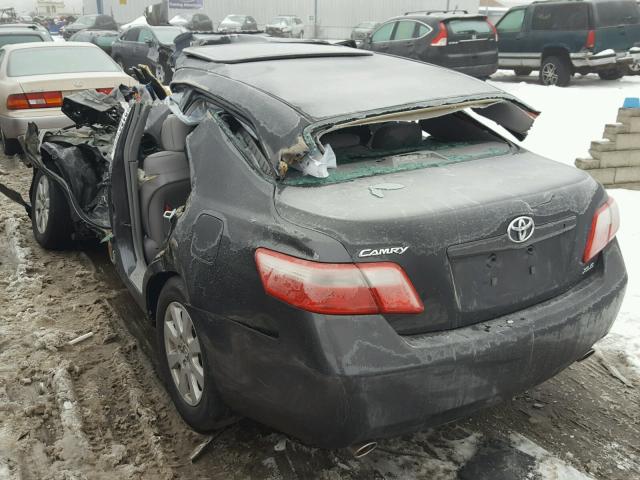 4T1BK46K88U061454 - 2008 TOYOTA CAMRY LE BLACK photo 3