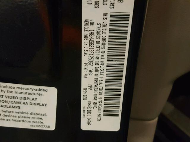 1A8HW58218F125367 - 2008 CHRYSLER ASPEN LIMI 黑色 照片 10