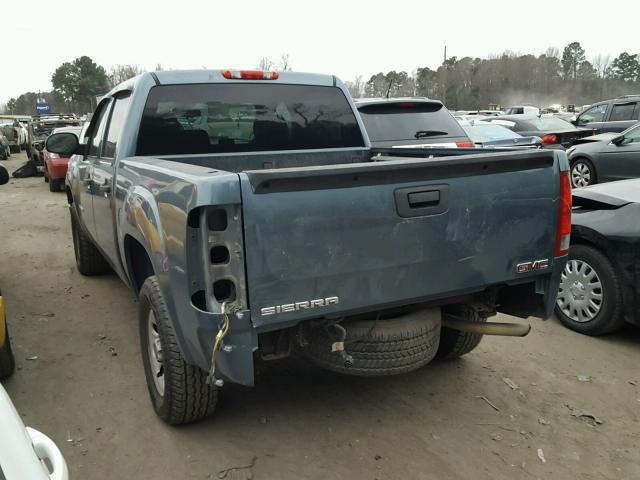 3GTEC13C58G106167 - 2008 GMC SIERRA C15 BLUE photo 3