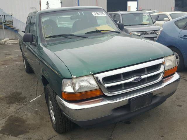 1FTYR14C6YPA73704 - 2000 FORD RANGER SUP GREEN photo 1