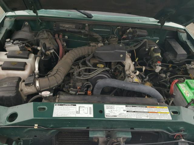 1FTYR14C6YPA73704 - 2000 FORD RANGER SUP GREEN photo 7