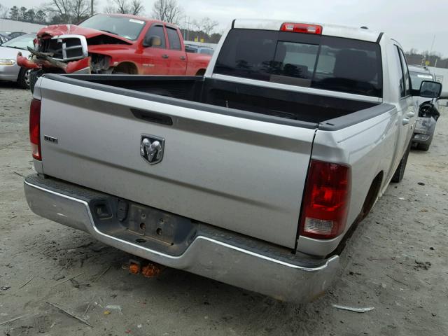 1D7RB1GT8BS506597 - 2011 DODGE RAM 1500 SILVER photo 4