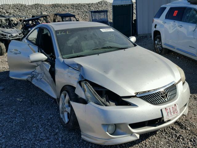 4T1CE38P14U772034 - 2004 TOYOTA CAMRY SOLA SILVER photo 1