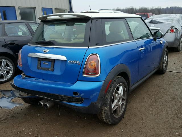 WMWMF735X9TW86962 - 2009 MINI COOPER S BLUE photo 4