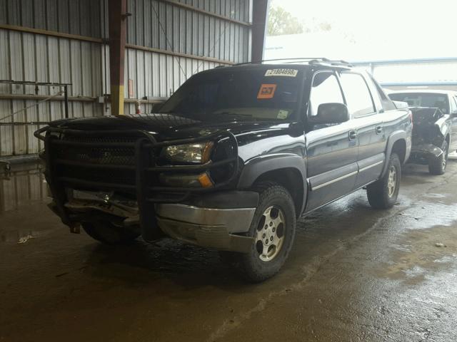 3GNEC12T14G109151 - 2004 CHEVROLET AVALANCHE BLACK photo 2