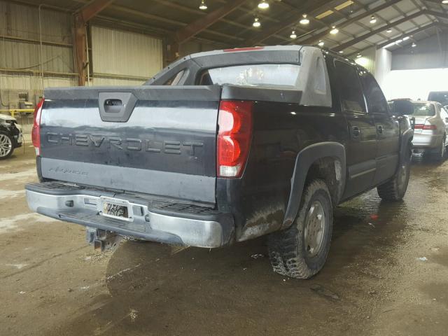 3GNEC12T14G109151 - 2004 CHEVROLET AVALANCHE BLACK photo 4