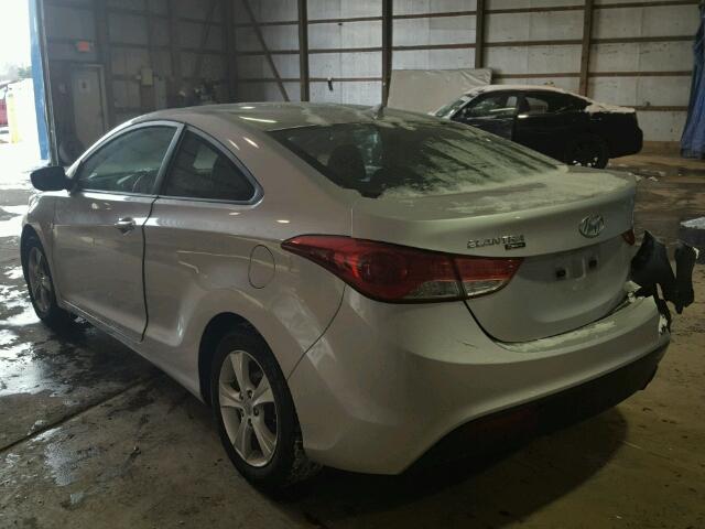 KMHDH6AE2DU014659 - 2013 HYUNDAI ELANTRA CO SILVER photo 3