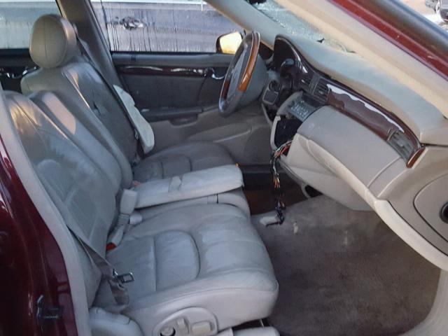 1G6KE57Y72U139785 - 2002 CADILLAC DEVILLE DH MAROON photo 5