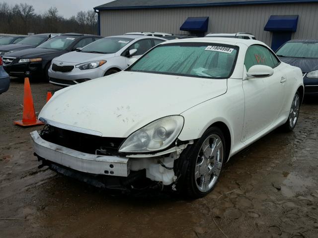 JTHFN48Y869008833 - 2006 LEXUS SC 430 WHITE photo 2