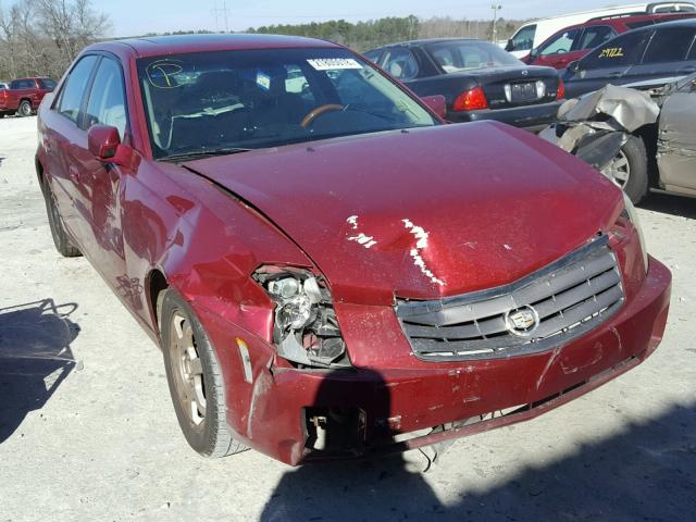 1G6DM577940116005 - 2004 CADILLAC CTS RED photo 1