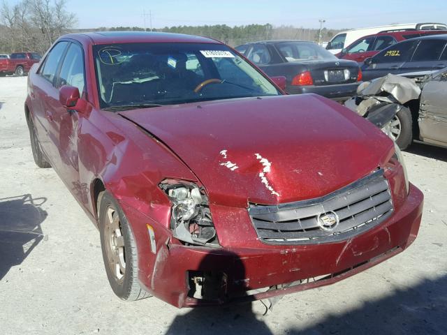 1G6DM577940116005 - 2004 CADILLAC CTS RED photo 9