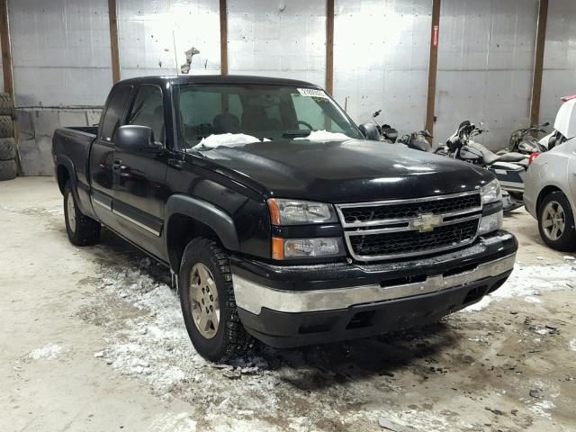 1GCEK19ZX6Z251829 - 2006 CHEVROLET SILVERADO BLACK photo 1