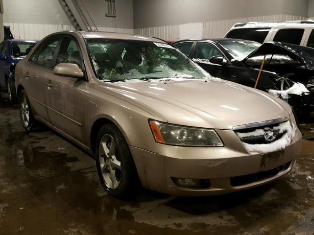 5NPEU46F16H044159 - 2006 HYUNDAI SONATA GLS TAN photo 1