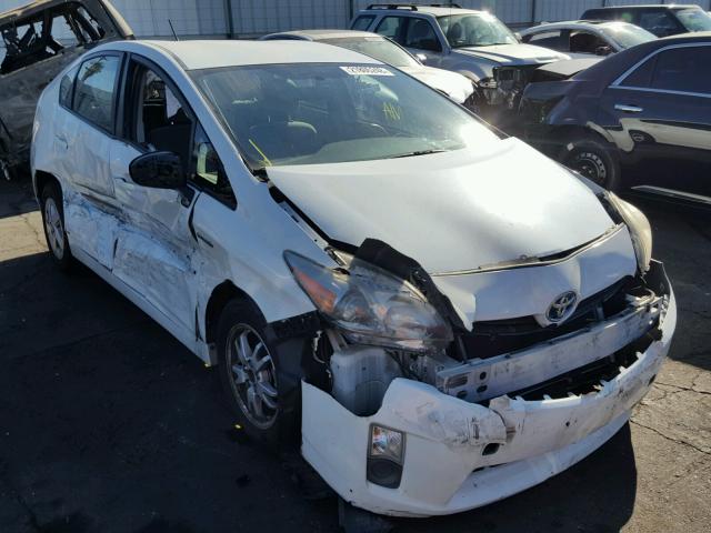 JTDKN3DU3A0179922 - 2010 TOYOTA PRIUS WHITE photo 1