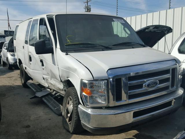 1FTNE2EW0DDA96243 - 2013 FORD ECONOLINE WHITE photo 1