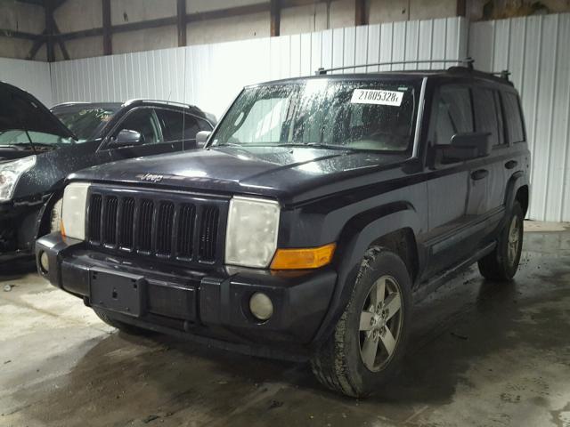 1J8HG48K16C105108 - 2006 JEEP COMMANDER BLACK photo 2