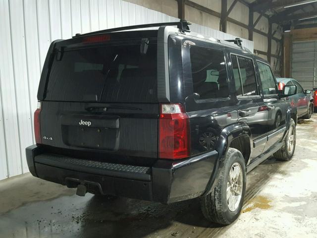 1J8HG48K16C105108 - 2006 JEEP COMMANDER შავი ფოტო 4