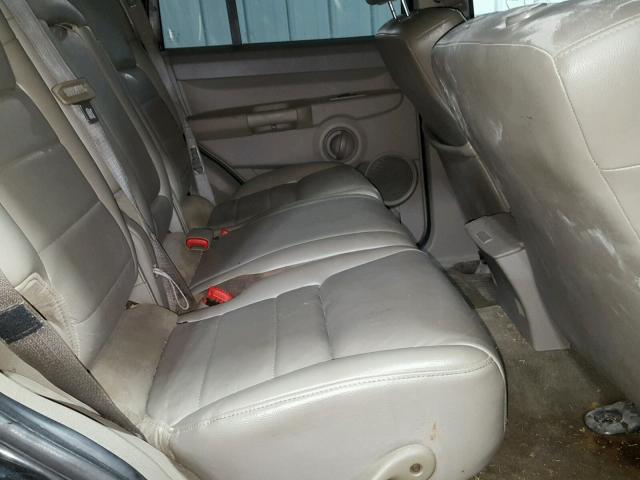1J8HG48K16C105108 - 2006 JEEP COMMANDER შავი ფოტო 6