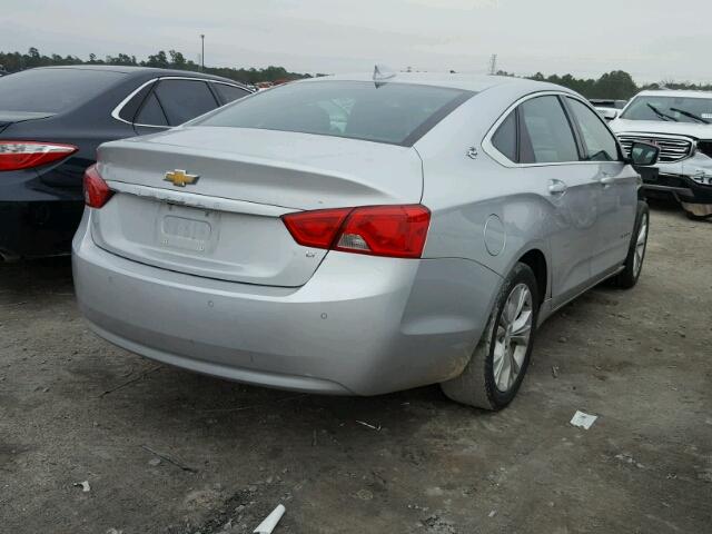 2G1115SL6F9183854 - 2015 CHEVROLET IMPALA LT GRAY photo 4