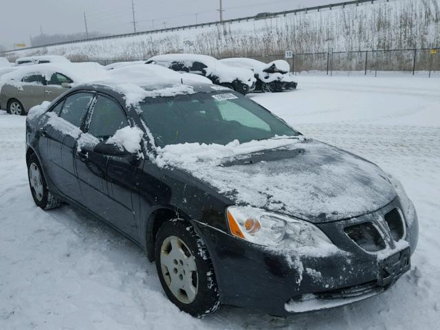 1G2ZF57B784263198 - 2008 PONTIAC G6 VALUE L BLACK photo 1