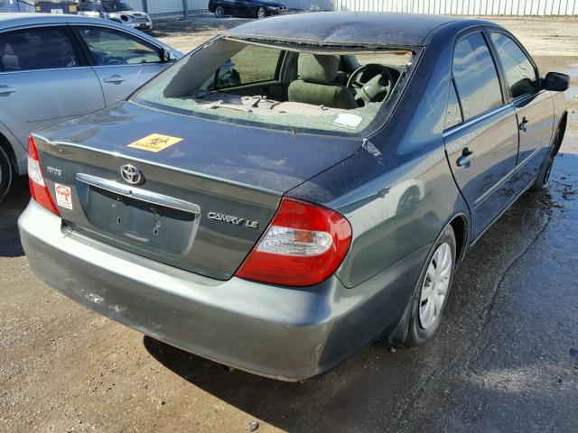 4T1BE32K03U659859 - 2003 TOYOTA CAMRY LE GREEN photo 4