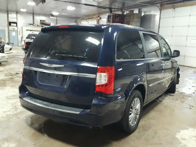 2C4RC1CG6DR572571 - 2013 CHRYSLER TOWN & COU BLUE photo 4