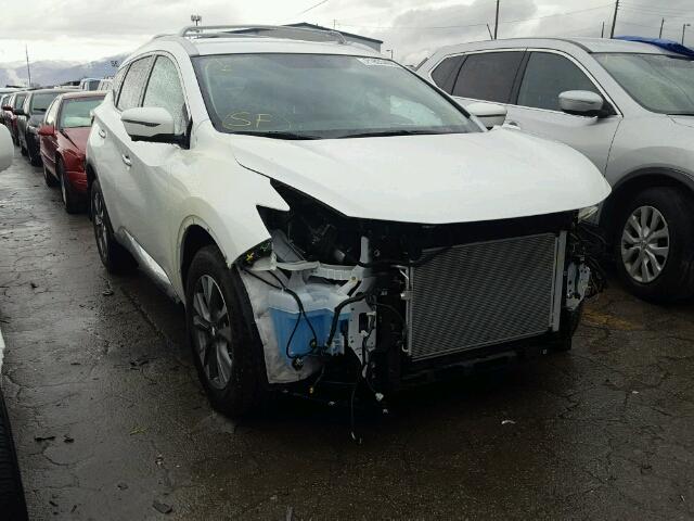 5N1AZ2MH2GN166468 - 2016 NISSAN MURANO S WHITE photo 1