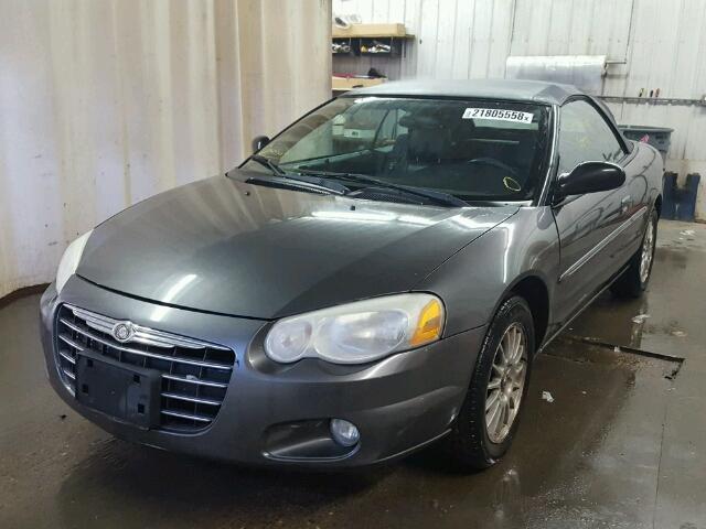 1C3EL55R45N574827 - 2005 CHRYSLER SEBRING TO GRAY photo 2