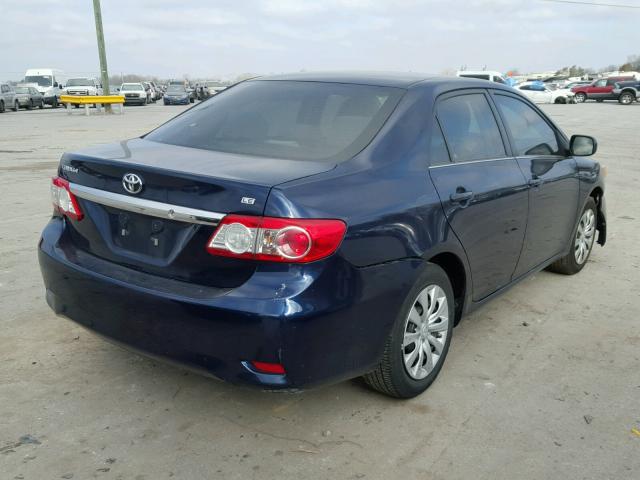 5YFBU4EE3DP086585 - 2013 TOYOTA COROLLA BA BLUE photo 4